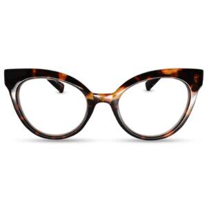 2 See Life Premium Prescription Strength Cat Eye Reading Glasses in Tortoise